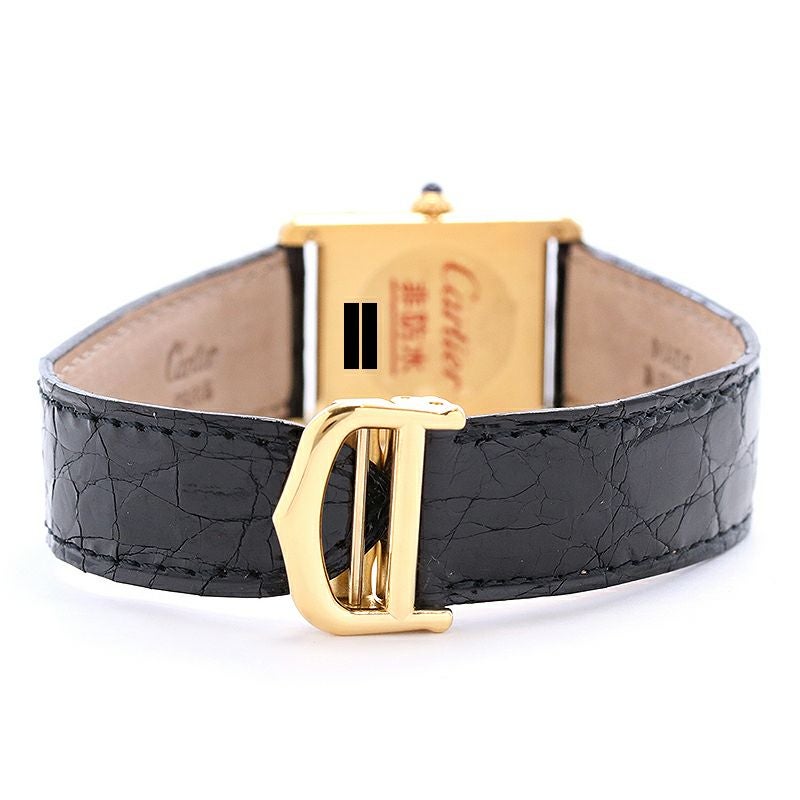 中古】CARTIER MUST TANK LARGE MODEL VERMEIL カルティエ マスト