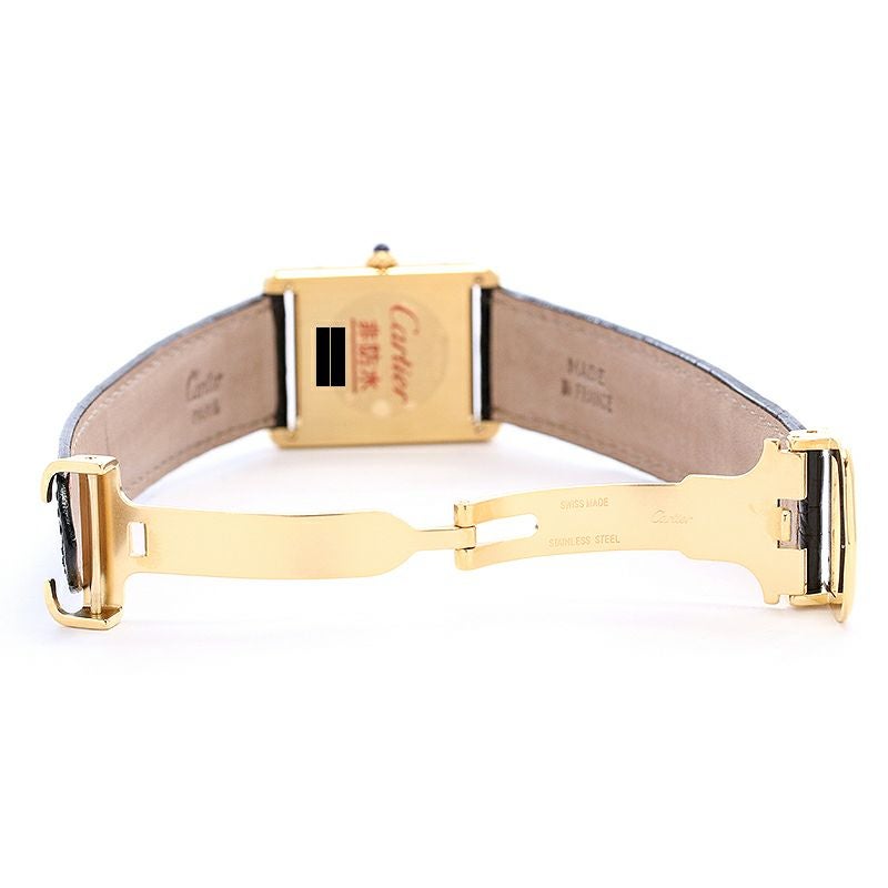 中古】CARTIER MUST TANK LARGE MODEL VERMEIL カルティエ マスト
