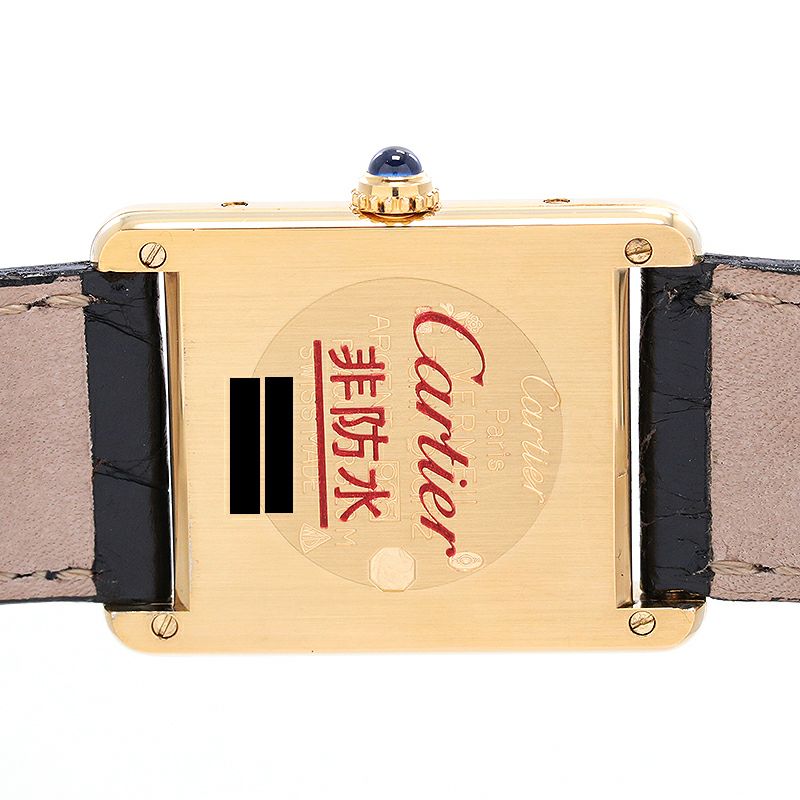 中古】CARTIER MUST TANK LARGE MODEL VERMEIL カルティエ マスト