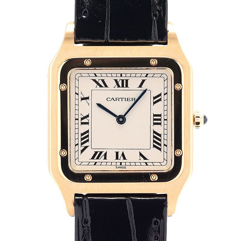 中古】CARTIER SANTOS-DUMONT WATCH LARGE MODEL PRE-CPCP カルティエ