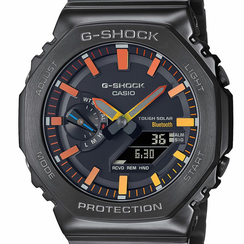 ジーショック フルメタル 腕時計 ソーラー GM-B2100BPC-1AJF Bluetooth搭載ソーラー時計】G-SHOCK（Gショック）フルメタルシリーズ
