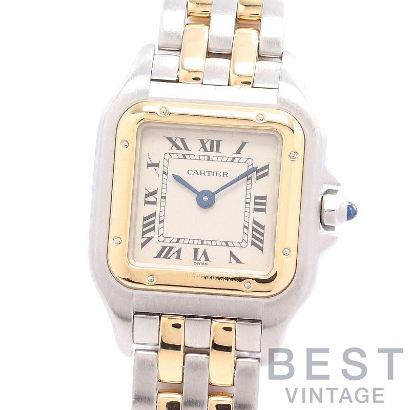 【中古】CARTIER PANTHERE SMALL MODEL 2ROW / PANTHERE FIGARO WATCH SMALL MODEL <br>カルティエ パンテールSM 2ロウ / パンテール クラシック & フィガロ SM 2ロウ <br>W25029B6