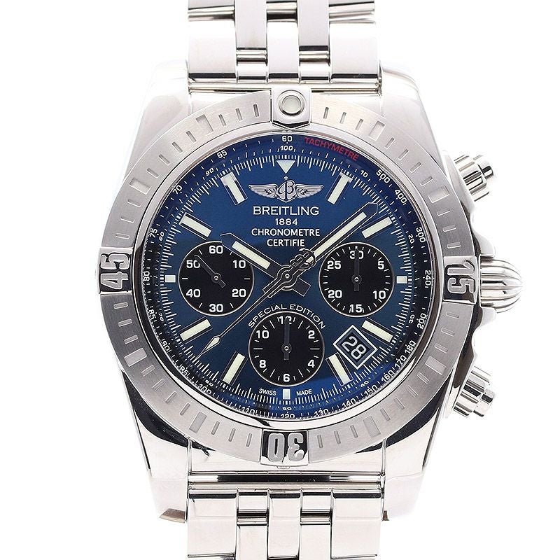 【中古】BREITLING CHRONOMATJSP JAPAN LIMITED <br>ブライトリング クロノマットJSP <br>AB0115111C1A1 (A001C87PA / AB011511/C987/388A )