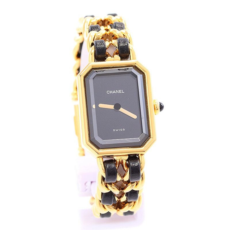 【中古】CHANEL PREMIERE MIDDLE SIZE <br>シャネル プルミエール Mサイズ <br>H0001