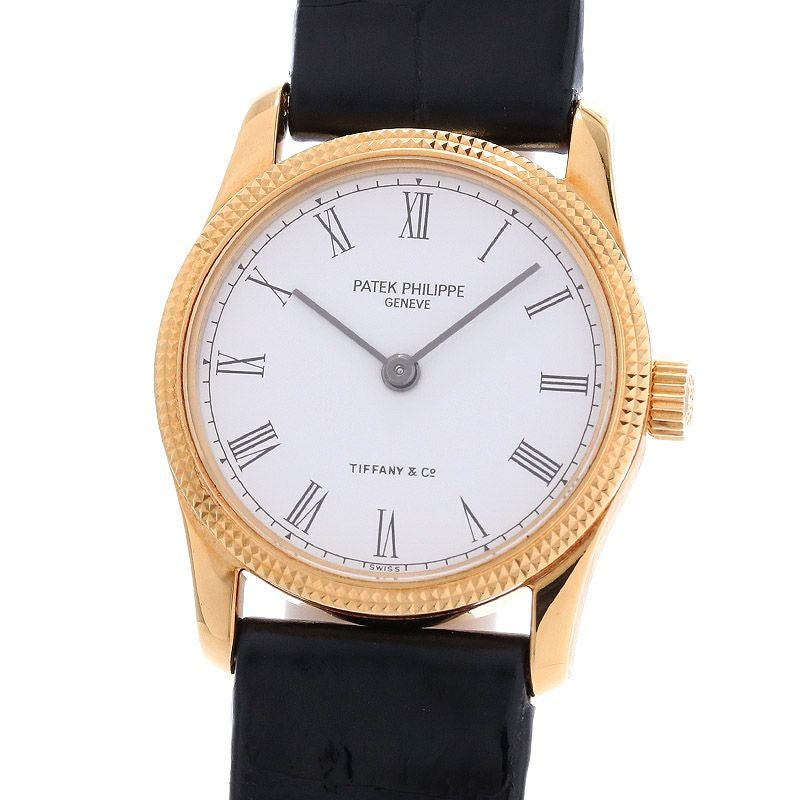 中古】PATEK PHILIPPE CALATRAVA TIFFANY ＆ CO. DOUBLE NAME パテック