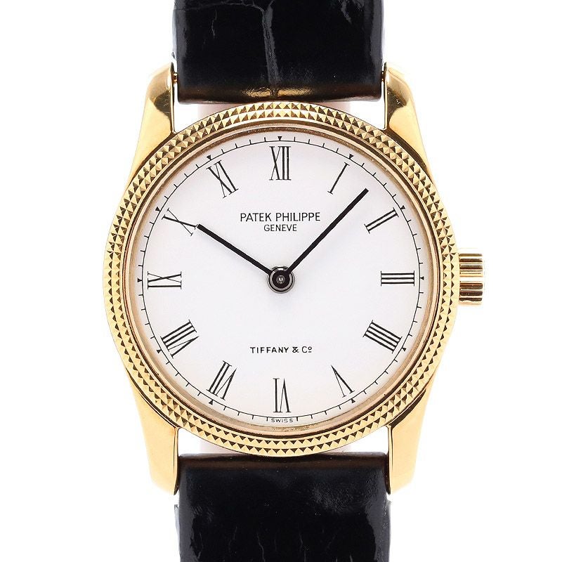 【中古】PATEK PHILIPPE CALATRAVA TIFFANY ＆ CO. DOUBLE NAME パテック・フィリップ カラトラバ ティファニー ダブルネーム 4596DJ