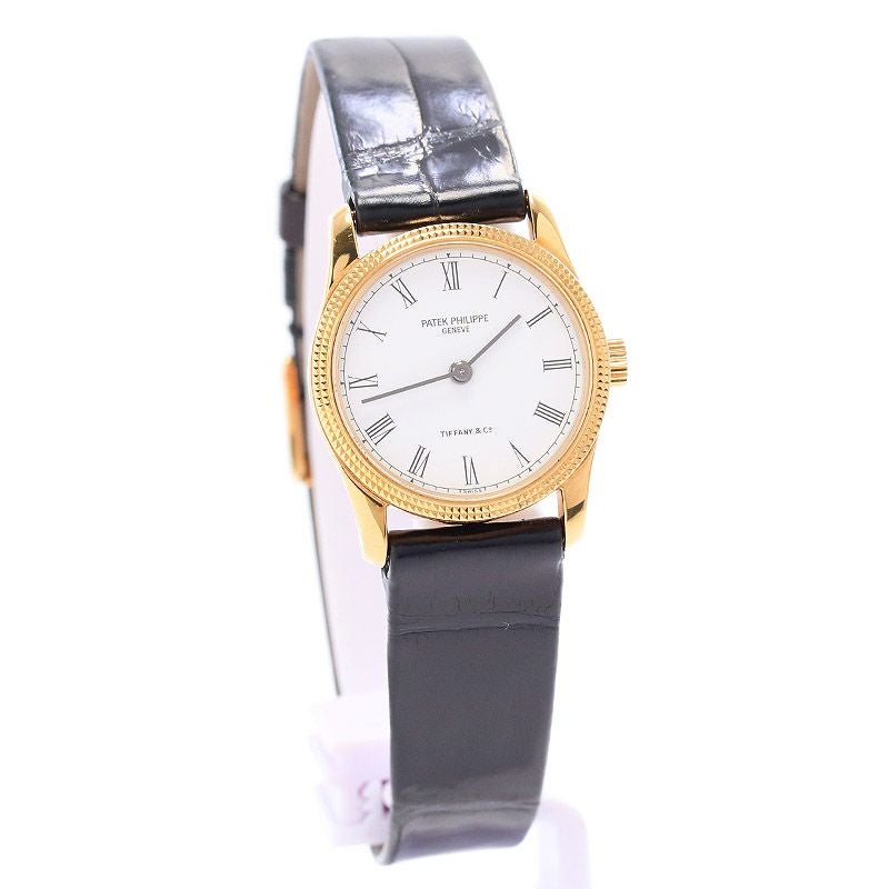 【中古】PATEK PHILIPPE CALATRAVA TIFFANY ＆ CO. DOUBLE NAME パテック・フィリップ カラトラバ ティファニー ダブルネーム 4596DJ