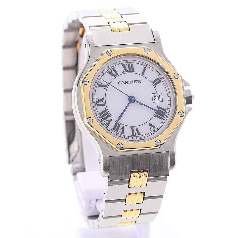 中古】CARTIER SANTOS RONDE LARGE MODEL / SANTOS OCTAGON LARGE