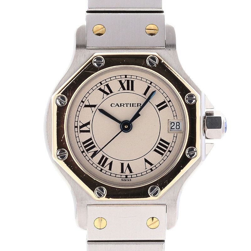 中古】CARTIER SANTOS RONDE SMALL MODEL / SANTOS OCTAGON SMALL