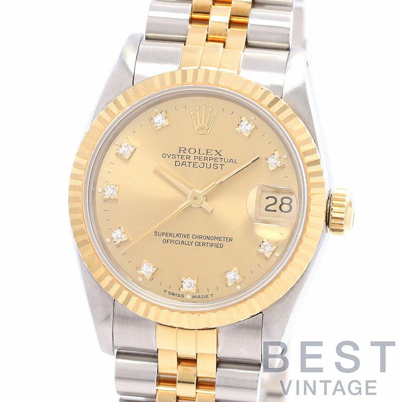 【中古】ROLEX OYSTER PERPETUAL DATE JUST <br>ロレックス オイスターパーペチュアル デイトジャスト <br>68273G