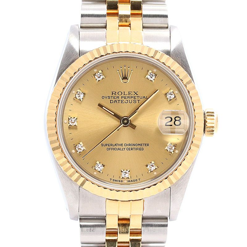 【中古】ROLEX OYSTER PERPETUAL DATE JUST <br>ロレックス オイスターパーペチュアル デイトジャスト <br>68273G
