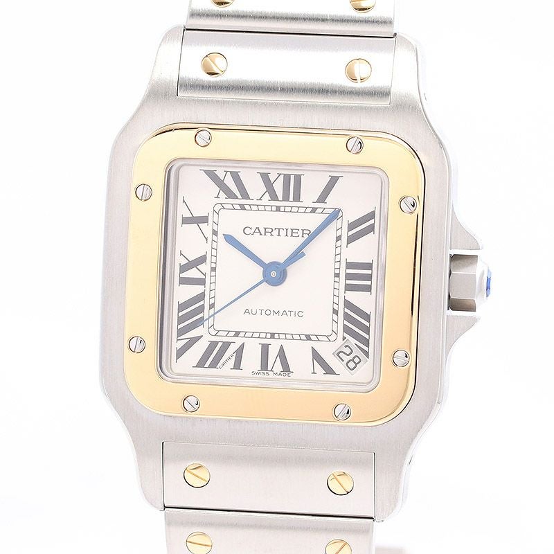 中古】CARTIER SANTOS GALBEE EXTRA-LARGE MODEL カルティエ サントス