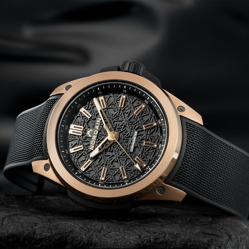 NORQAIN WILD ONE 42MM GOLD LIMITED EDITION <br>ノルケイン ワイルドワン 42MM ゴールド リミテッドエディション <br>NNQ3000GGB1LA/B003/3W1BR.20BQ