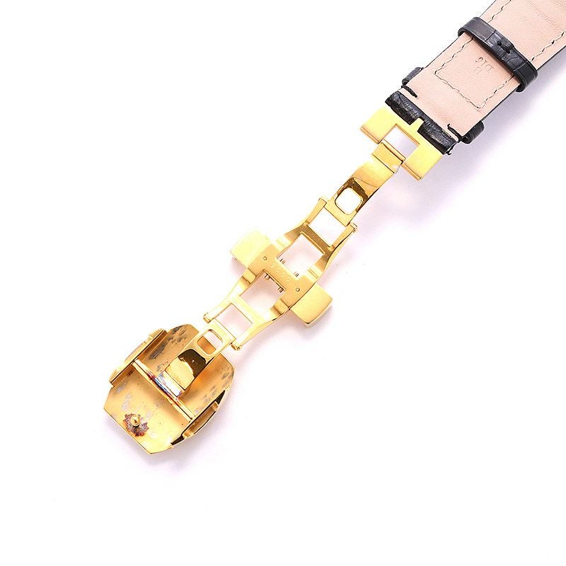 中古】FRANCK MULLER TONNEAU CURVEX GOLD CROCO フランク・ミュラー