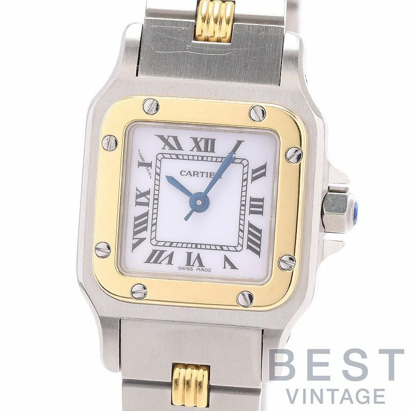中古】CARTIER SANTOS CARREE SMALL MODEL / SANTOS GALBEE SMALL