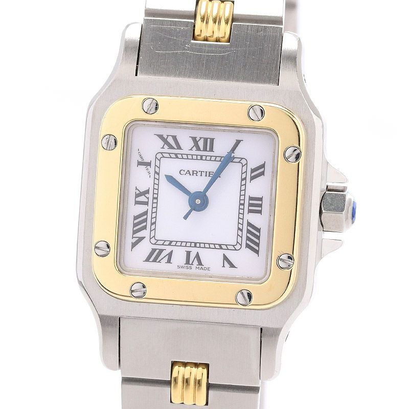 中古】CARTIER SANTOS CARREE SMALL MODEL / SANTOS GALBEE SMALL