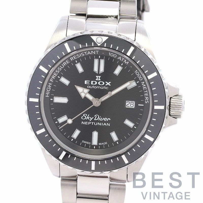 中古】EDOX SKYDIVER NEPTUNIAN AUTOMATIC エドックス スカイダイバー