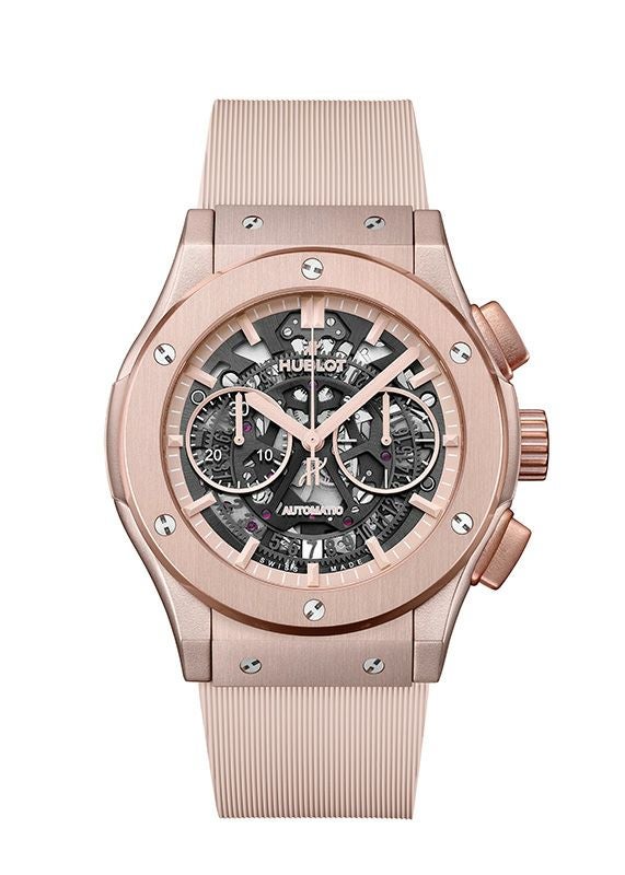 HUBLOT AERO FUSION CHRONOGRAPH ALUMINUM PINK <br>ウブロ アエロ・フュージョン クロノグラフ アルミニウム ピンク <br>525.UP.0192.RX.JPN