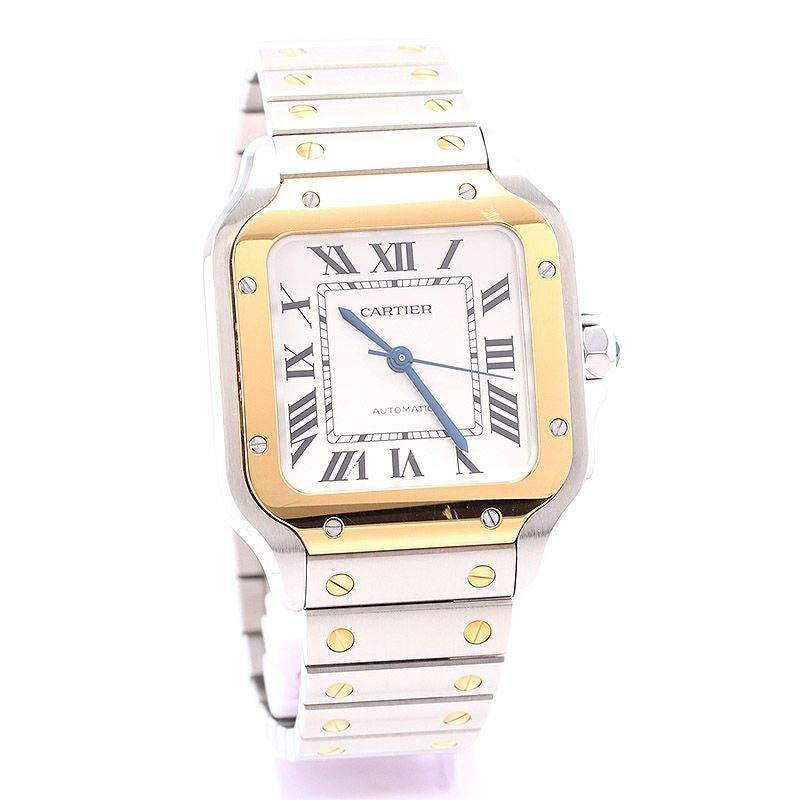 中古】CARTIER SANTOS DE CARTIER MEDIUM MODEL カルティエ サントス