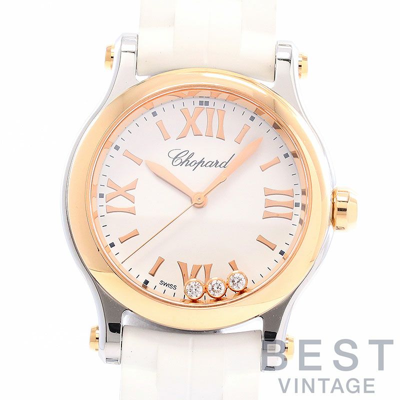 【中古】CHOPARD HAPPY SPORT 30MM QUARTZ <br>ショパール ハッピースポーツ 30MM クォーツ <br>278590-6001
