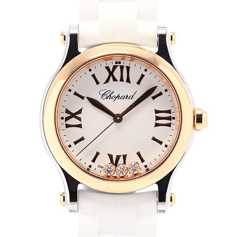 【中古】CHOPARD HAPPY SPORT 30MM QUARTZ <br>ショパール ハッピースポーツ 30MM クォーツ <br>278590-6001