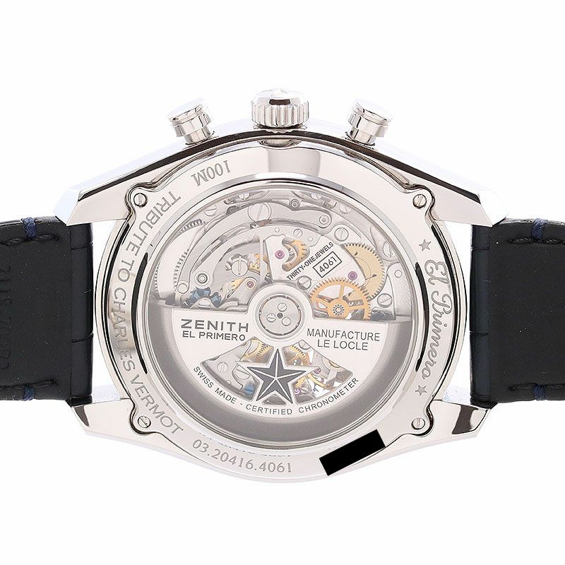 中古】ZENITH CHRONOMASTER EL PRIMERO OPEN CHARLES VERMOT TRIBUTE
