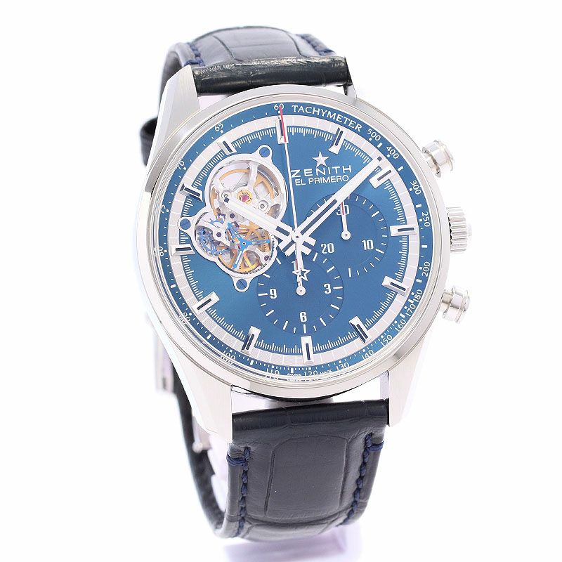 中古】ZENITH CHRONOMASTER EL PRIMERO OPEN CHARLES VERMOT TRIBUTE