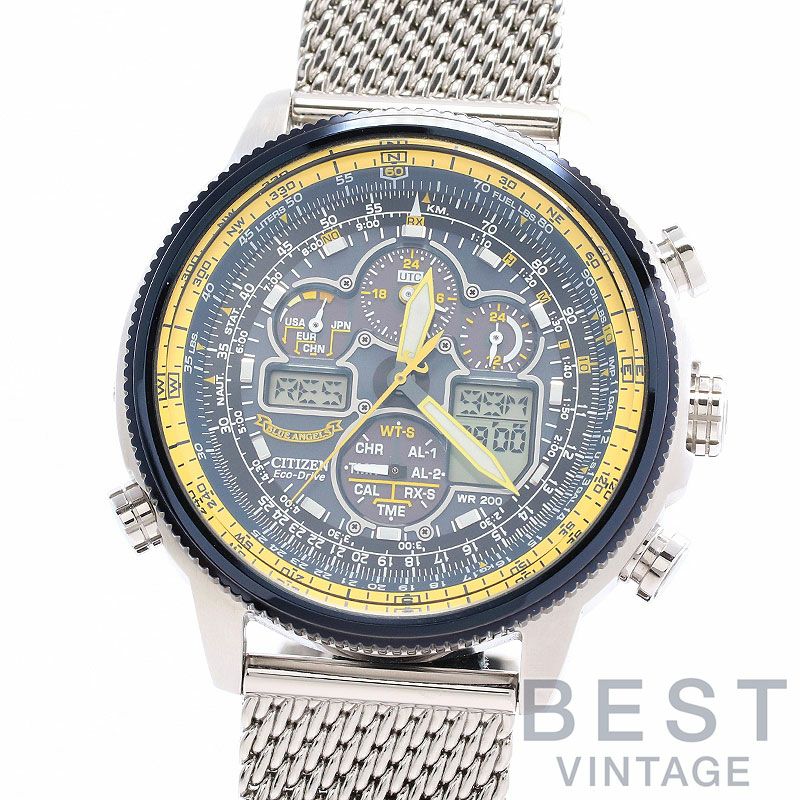【中古】CITIZEN PRO MASTER ECO-DRIVE BLUE ANGELS <br>シチズン プロマスター エコ・ドライブ ブルーエンジェルス <br>JY8031-56L