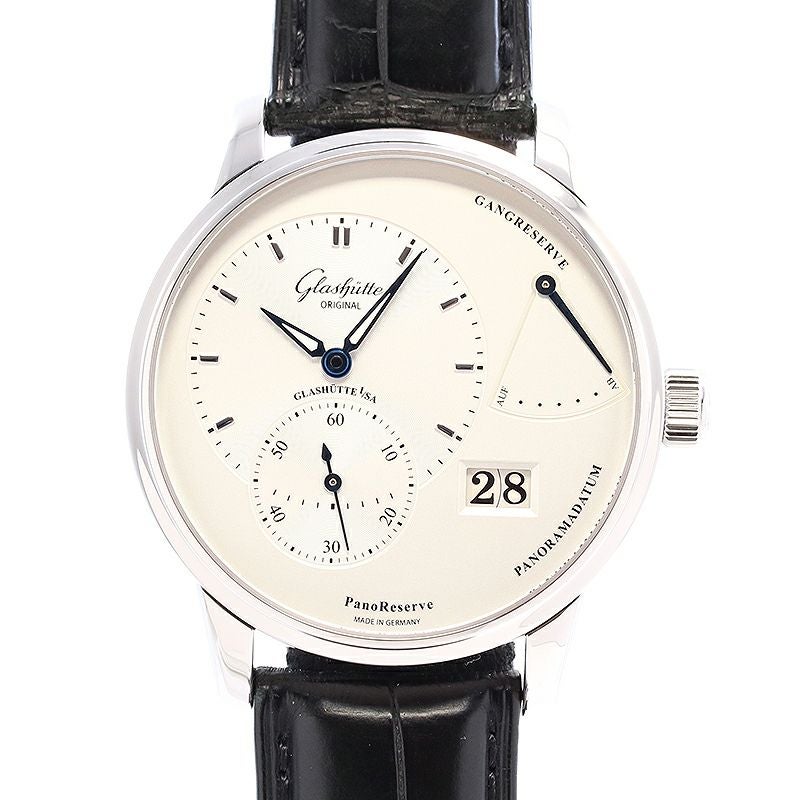【中古】GLASHUTTE ORIGINAL PANO RESERVE <br>グラスヒュッテ・オリジナル パノ リザーブ <br>1-65-01-22-12-50