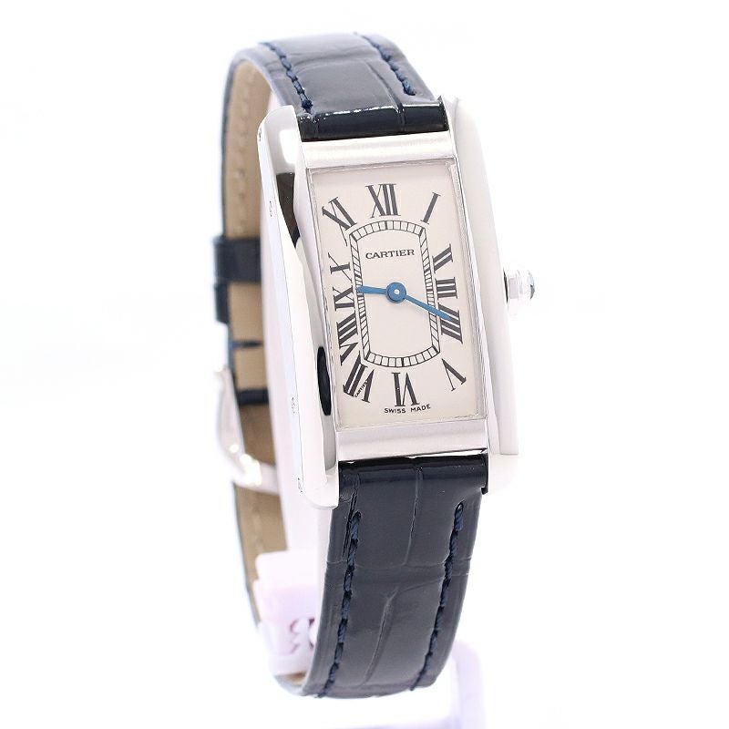 【中古】CARTIER TANK AMERICAN SMALL MODEL カルティエ タンクアメリカンSM W2601956