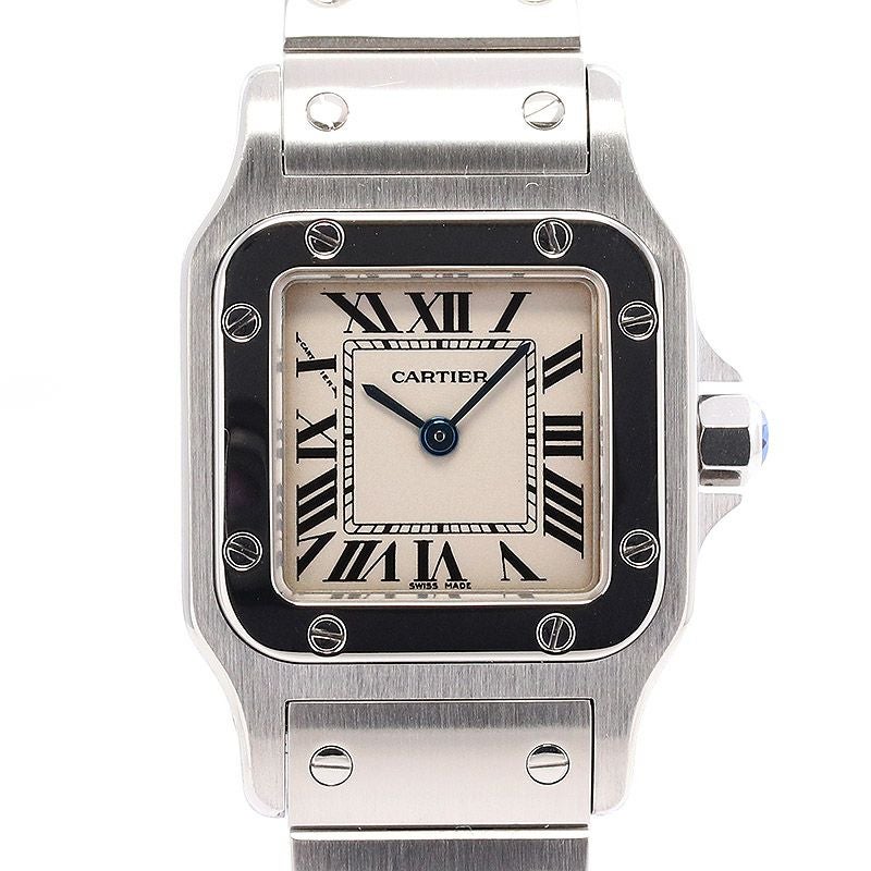 【中古】CARTIER SANTOS GALBEE SMALL MODEL <br>カルティエ サントスガルベSM <br>W20056D6