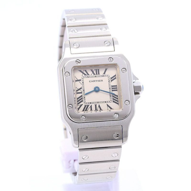 【中古】CARTIER SANTOS GALBEE SMALL MODEL <br>カルティエ サントスガルベSM <br>W20056D6