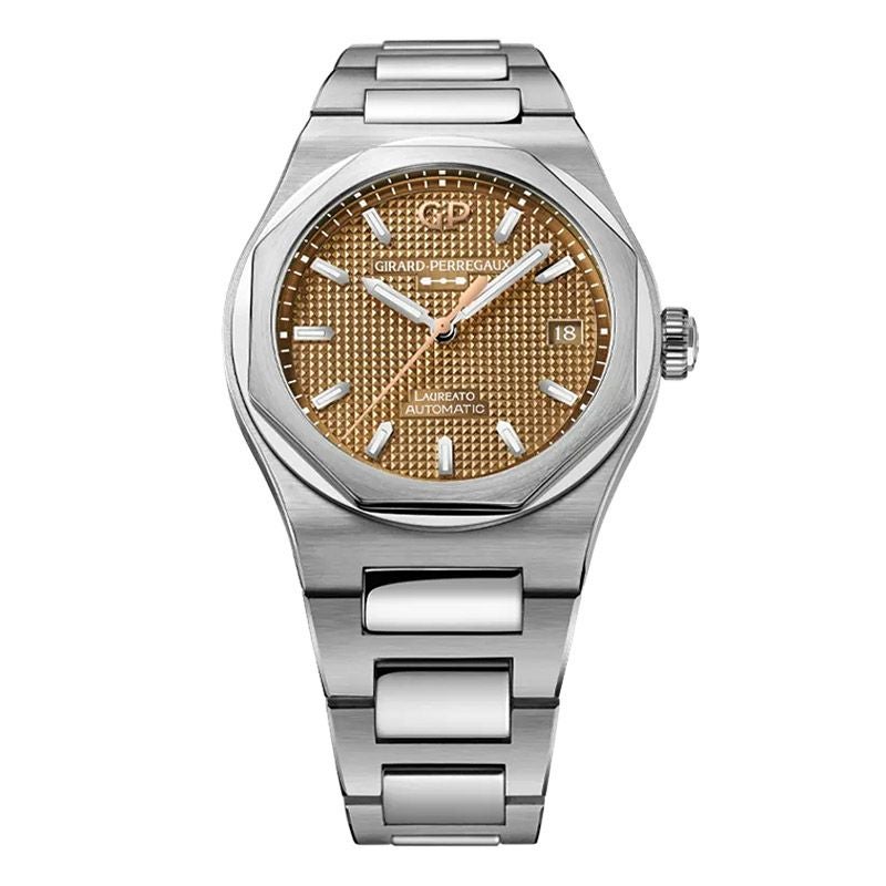 【bourgeois】　ジラール・ペルゴ　Elegance GIRARD-PERREGAUX LAUREATO 38mm COPPER ジラール・ペルゴ ロレアート