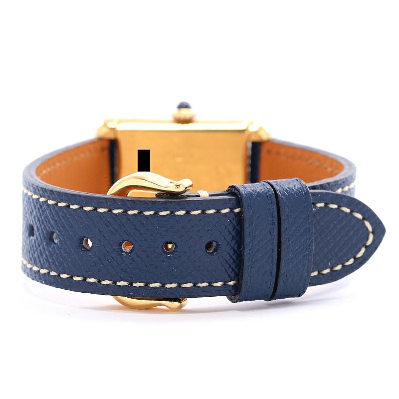 【中古】CARTIER MUST TANK SMALL MODEL VERMEIL カルティエ マストタンクSM ヴェルメイユ -
