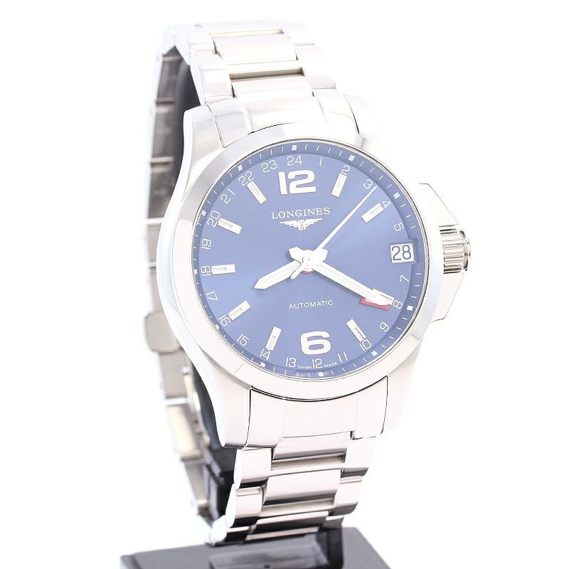 中古】LONGINES CONQUEST GMT ロンジン コンクエスト GMT L3.687.4