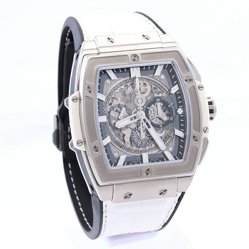 【中古】HUBLOT  SPIRIT OF BIG BANG TITANIUM WHITE JAPAN LIMITED ウブロ スピリット オブ ビッグ・バン チタニウム ホワイト 日本限定 601.NE.0172.LR.JPN17