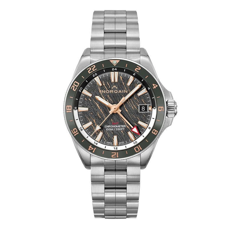 NORQAIN Adventure NEVEREST GMT GLACIER 41mm <br>ノルケイン アドベンチャー ネベレスト GMT グレーシャー 41 <br>NN1100SC3CG/G113/150SG