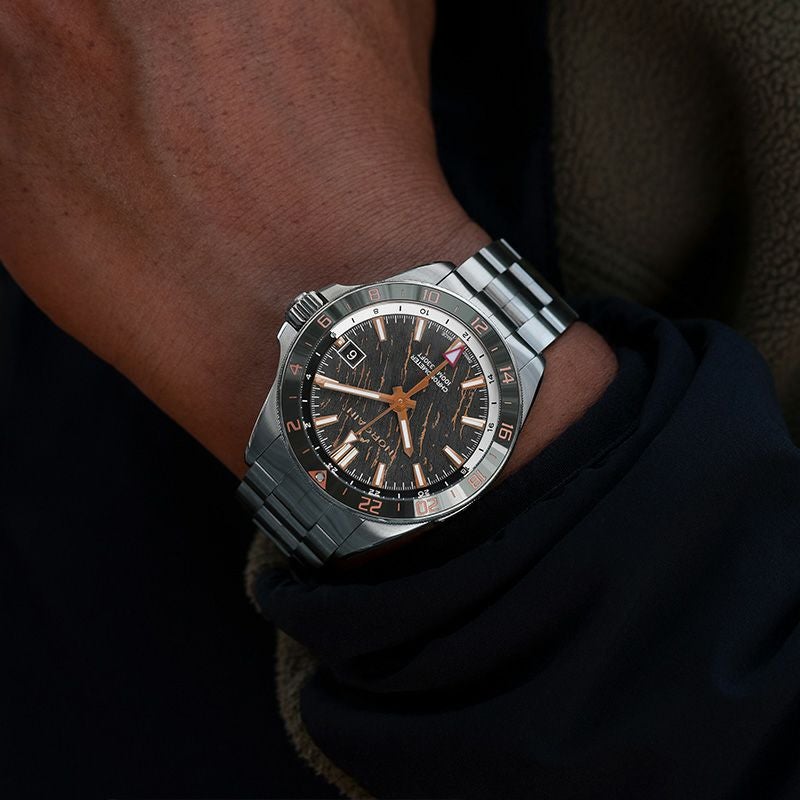NORQAIN Adventure NEVEREST GMT GLACIER 41mm <br>ノルケイン アドベンチャー ネベレスト GMT グレーシャー 41 <br>NN1100SC3CG/G113/150SG