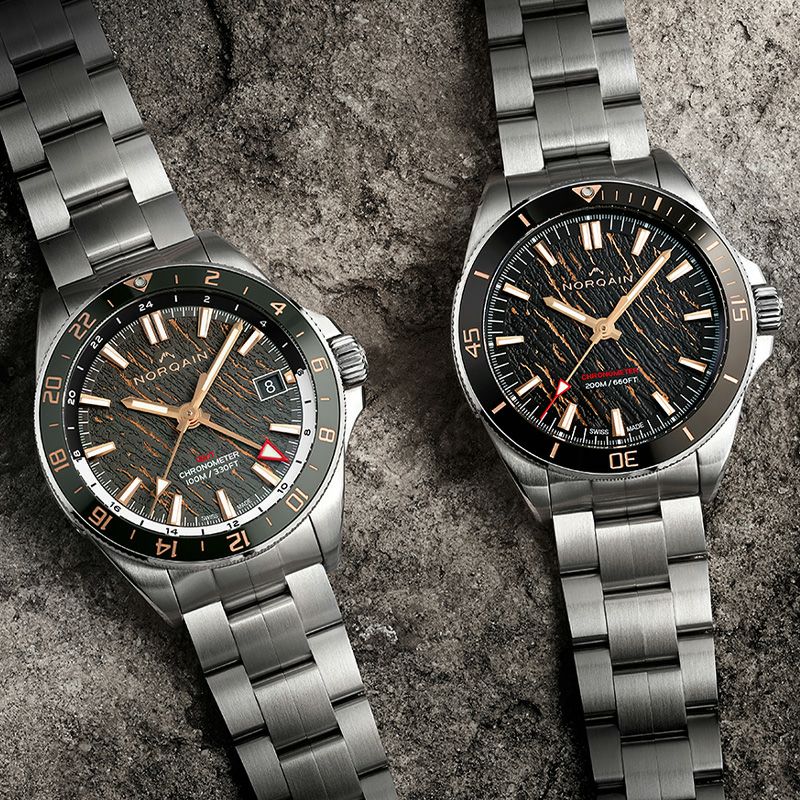 NORQAIN Adventure NEVEREST GMT GLACIER 41mm <br>ノルケイン アドベンチャー ネベレスト GMT グレーシャー 41 <br>NN1100SC3CG/G113/150SG