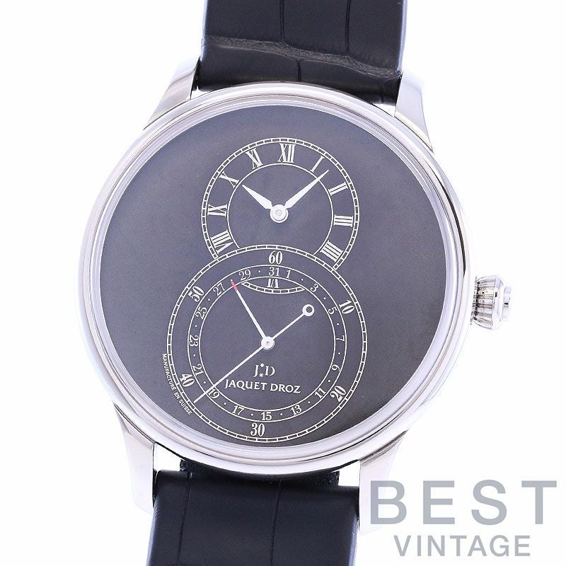 【中古】JAQUET DROZ GRANDE SECONDE QUANTIEME BLACK TECH <br>ジャケ・ドロー グラン・セコンド カンティエーム ブラックテック <br>J007030241