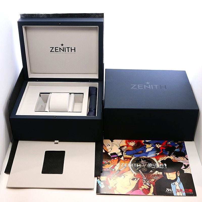 【中古】ZENITH CHRONOMASTER A384 REVIVAL LUPIN THE THIRD 2ND EDITION  ゼニス クロノマスター A384 リバイバル ルパン三世 セカンドエディション 世界限定200本 03.L384-2.400/07.M384
