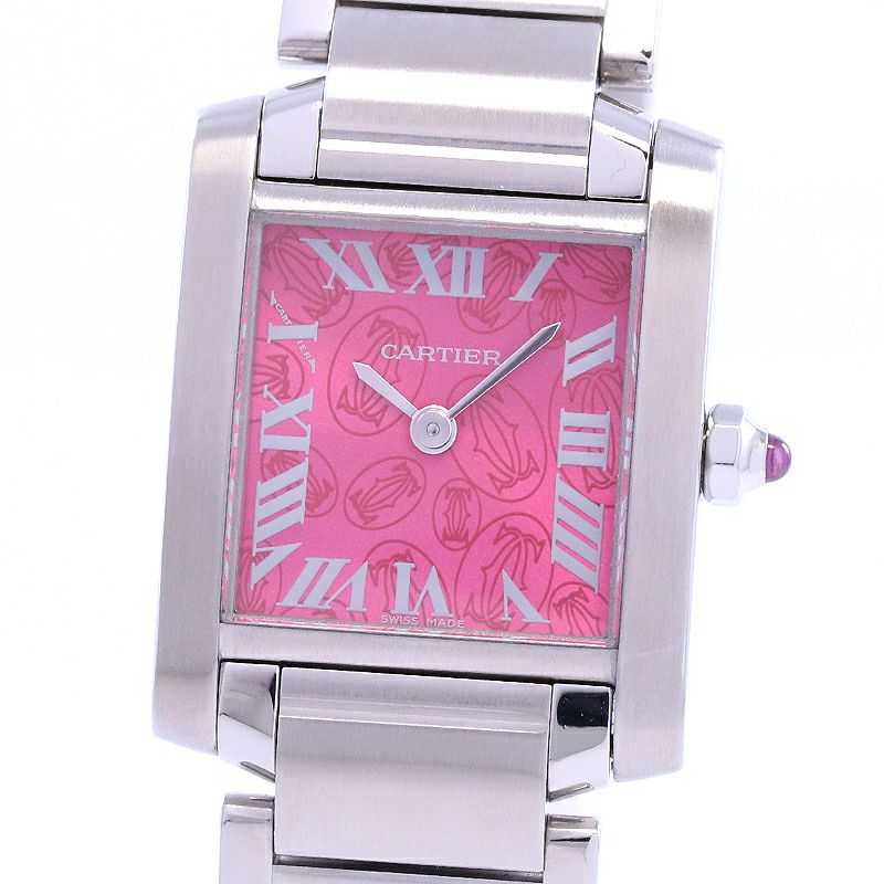 中古】CARTIER TANK FRANCAISE SMALL MODEL 2006 CHRISTMAS LIMITED