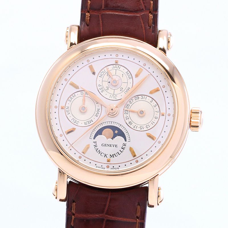 【中古】FRANCK MULLER ROUND PERPETUAL CALENDAR フランク・ミュラー ラウンド パーペチュアルカレンダー 2800QPR