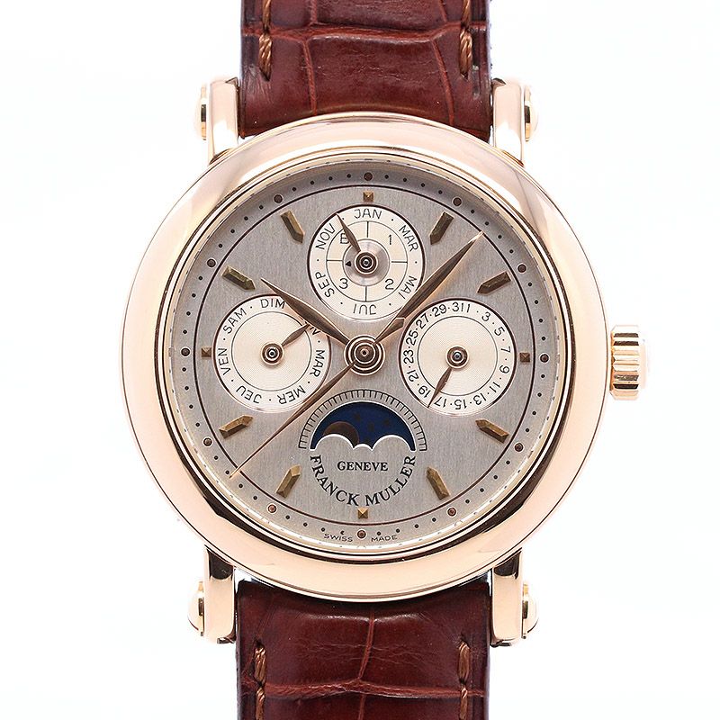 【中古】FRANCK MULLER ROUND PERPETUAL CALENDAR フランク・ミュラー ラウンド パーペチュアルカレンダー 2800QPR