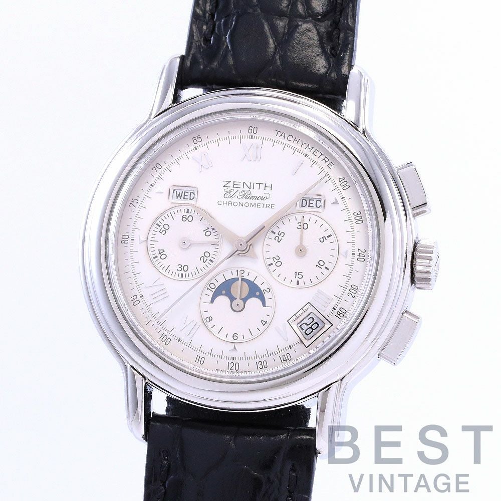 【中古】ZENITH CHRONOMASTER TRIPLE CALENDAR EL PRIMERO MOONPHASE  ゼニス クロノマスター トリプルカレンダー ムーンフェイズ 14/01.0240.410