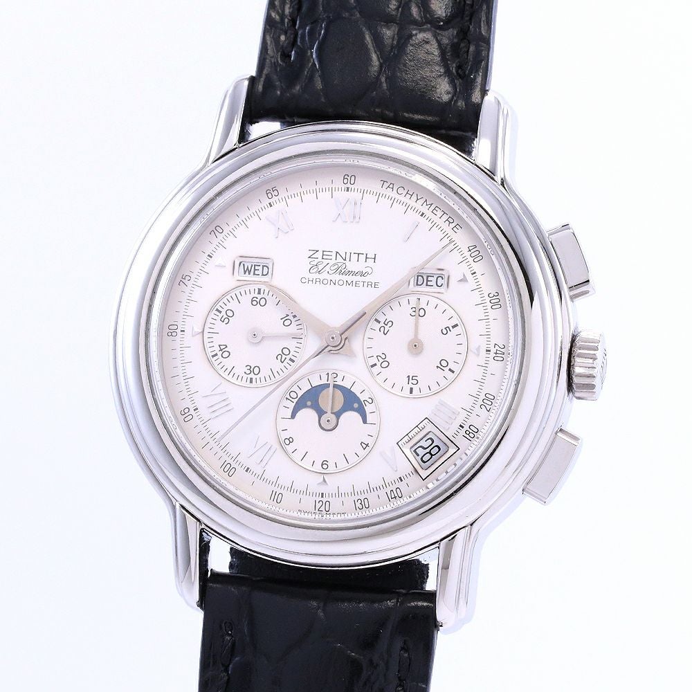 【中古】ZENITH CHRONOMASTER TRIPLE CALENDAR EL PRIMERO MOONPHASE  ゼニス クロノマスター トリプルカレンダー ムーンフェイズ 14/01.0240.410