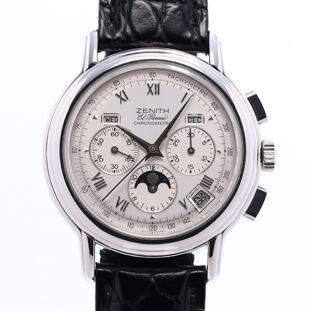 【中古】ZENITH CHRONOMASTER TRIPLE CALENDAR EL PRIMERO MOONPHASE  ゼニス クロノマスター トリプルカレンダー ムーンフェイズ 14/01.0240.410