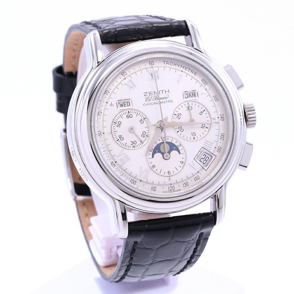 【中古】ZENITH CHRONOMASTER TRIPLE CALENDAR EL PRIMERO MOONPHASE  ゼニス クロノマスター トリプルカレンダー ムーンフェイズ 14/01.0240.410
