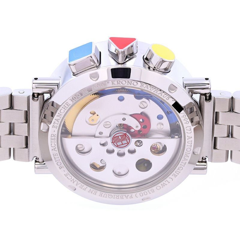 【中古】ALAIN SILBERSTEIN CHRONO BAUHAUS DAY-DATE アラン・シルベスタイン クロノバウハウス デイデイト LWO5100