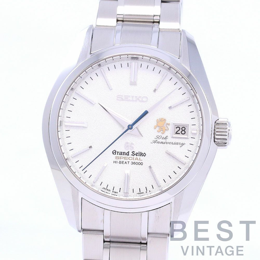 【中古】GRAND SEIKO 9S MECHANICAL HI-BEAT 36000 50TH ANNIVERSARY グランドセイコー 9Sメカニカル ハイビート 36000 グランドセイコー50周年記念 マスターショップ300本限定 SBGH015(9S85-00C0)